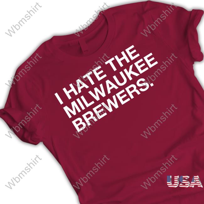 Obvious Shirts Merch I Hate The Milwaukee Brewers Hoodie - Sgatee